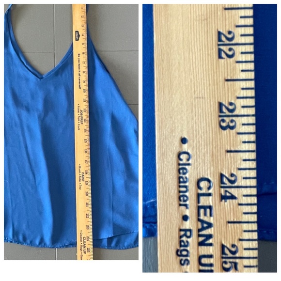 STELLA LUCE Royal Blue Camisole Tank Top Medium - Picture 5 of 6